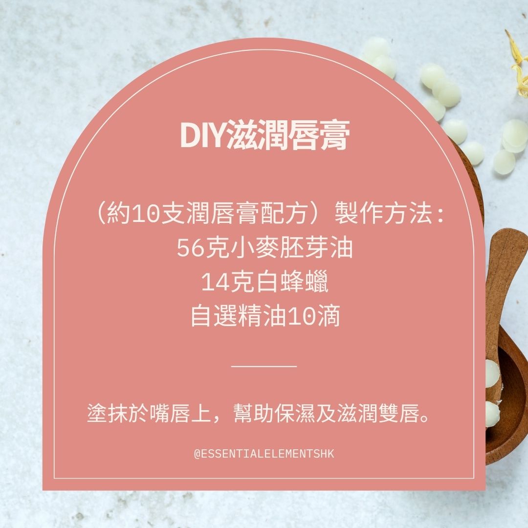 聖誕限定! DIY滋潤唇膏套裝 (冷壓小麥胚芽油100亳升(最佳使用日期: 06/2026)+白蜂蠟100克+唇膏筒10個+精油10毫升)