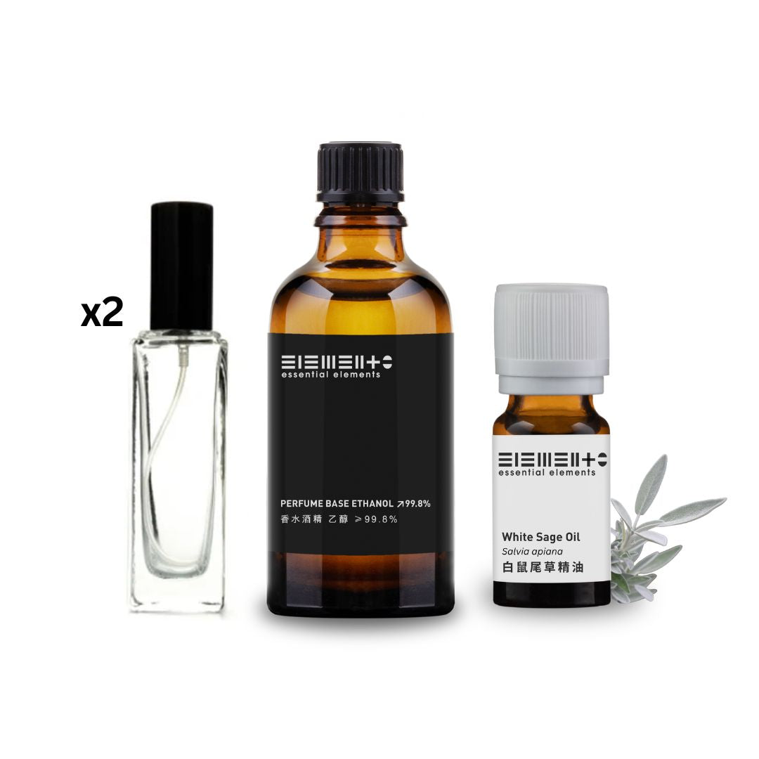 White Sage Smokeless Cleansing Spray DIY Set