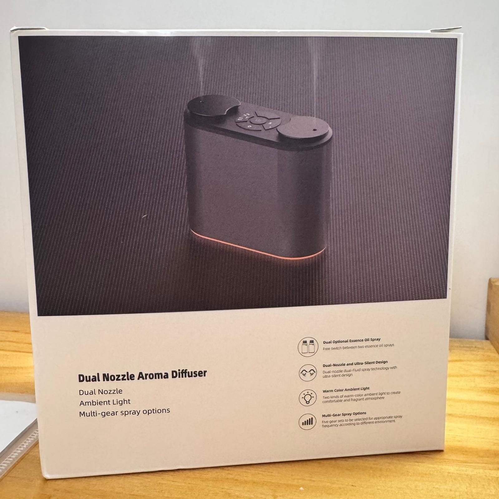 March Special! (For Purchase 3pcs essential oil redeem only) $380 Dual Nozzle Aroma Nebulizing Diffuser