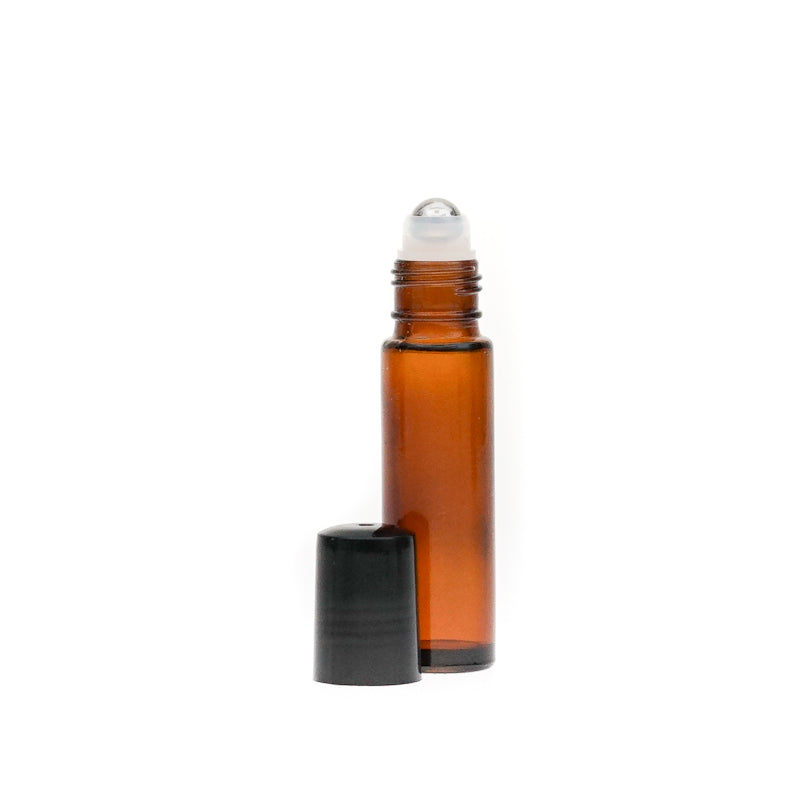 Amber Glass Bottle w/ roll on cap