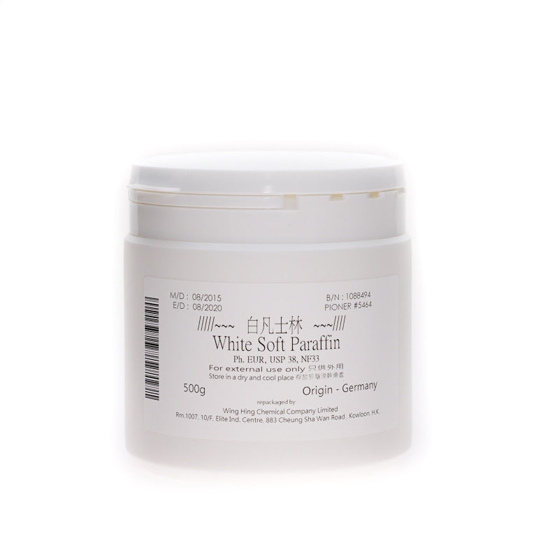 White Soft Paraffin (Pharm Grade) 500g - Germany