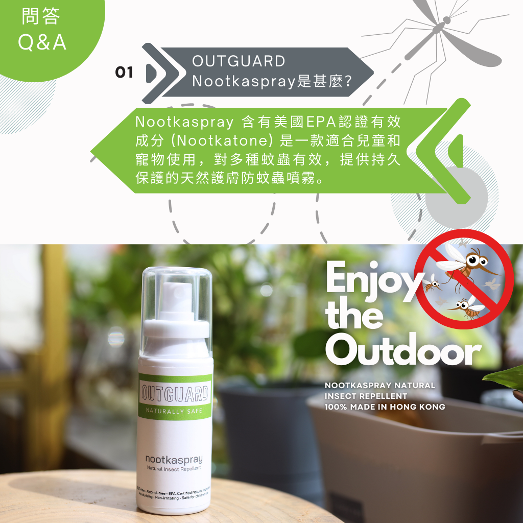 OUTGUARD Nootkaspray 天然護膚防蚊蟲噴霧 50毫升