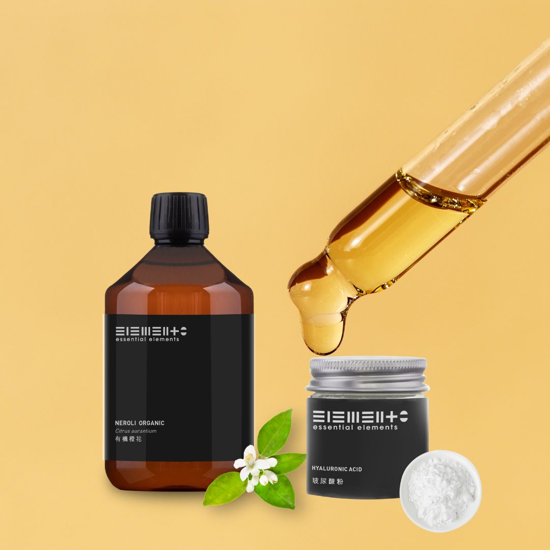 優惠組合! 透明質酸粉 / 玻尿酸粉 (大分子) + 有機橙花花水(純露) (最佳使用日期 : 06/2026)