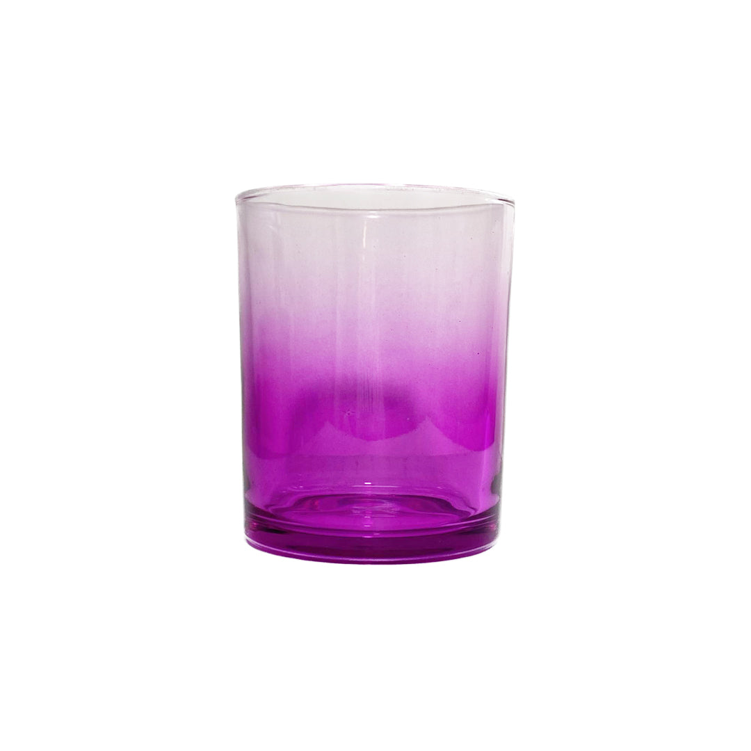 Colour Candle Glass Jar Set with cap (1Set)