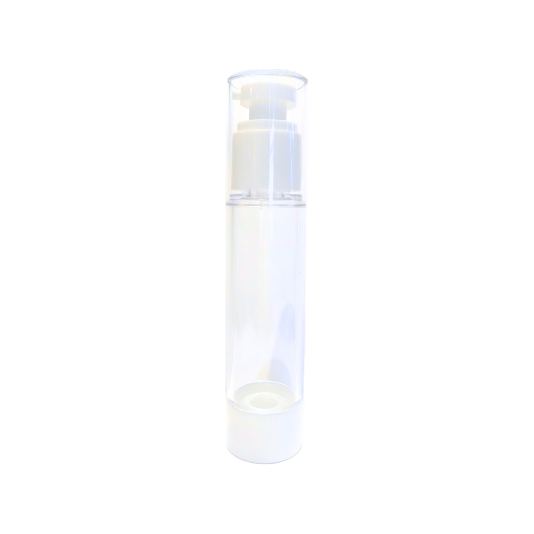 Clear Airless Plastic Bottle - with pump