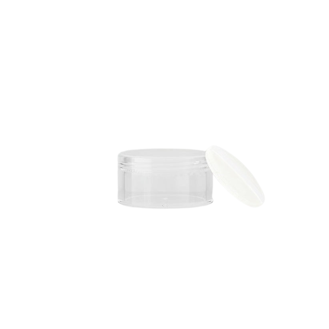 Clear Plastic Jar for Loose Powder - 20g