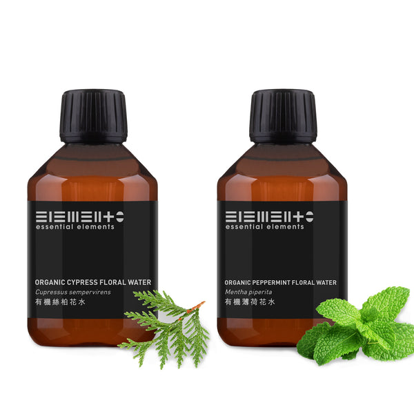 網購限定 - 有機薄荷花水 + 有機絲柏花水