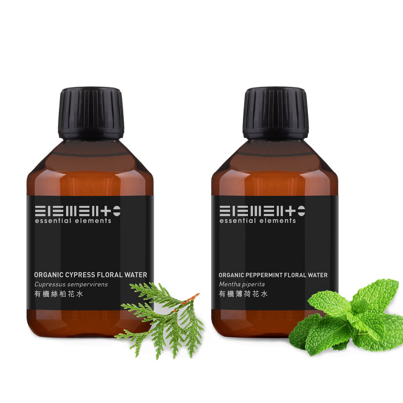 網購限定 - 有機薄荷花水 + 有機絲柏花水